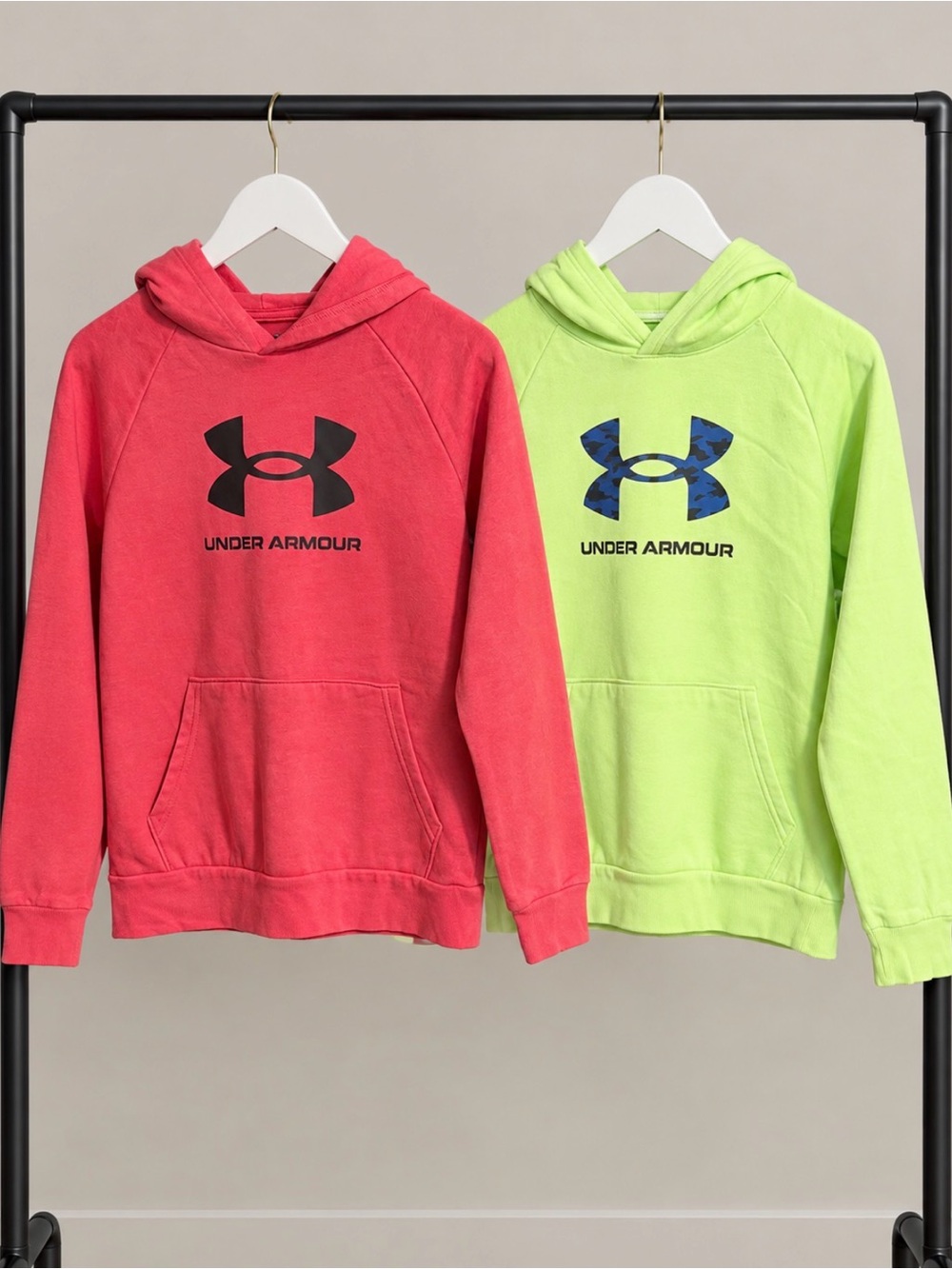 Lot of 2 NWOT Under Armour Kids Hoodie Sweatshirts (YL)